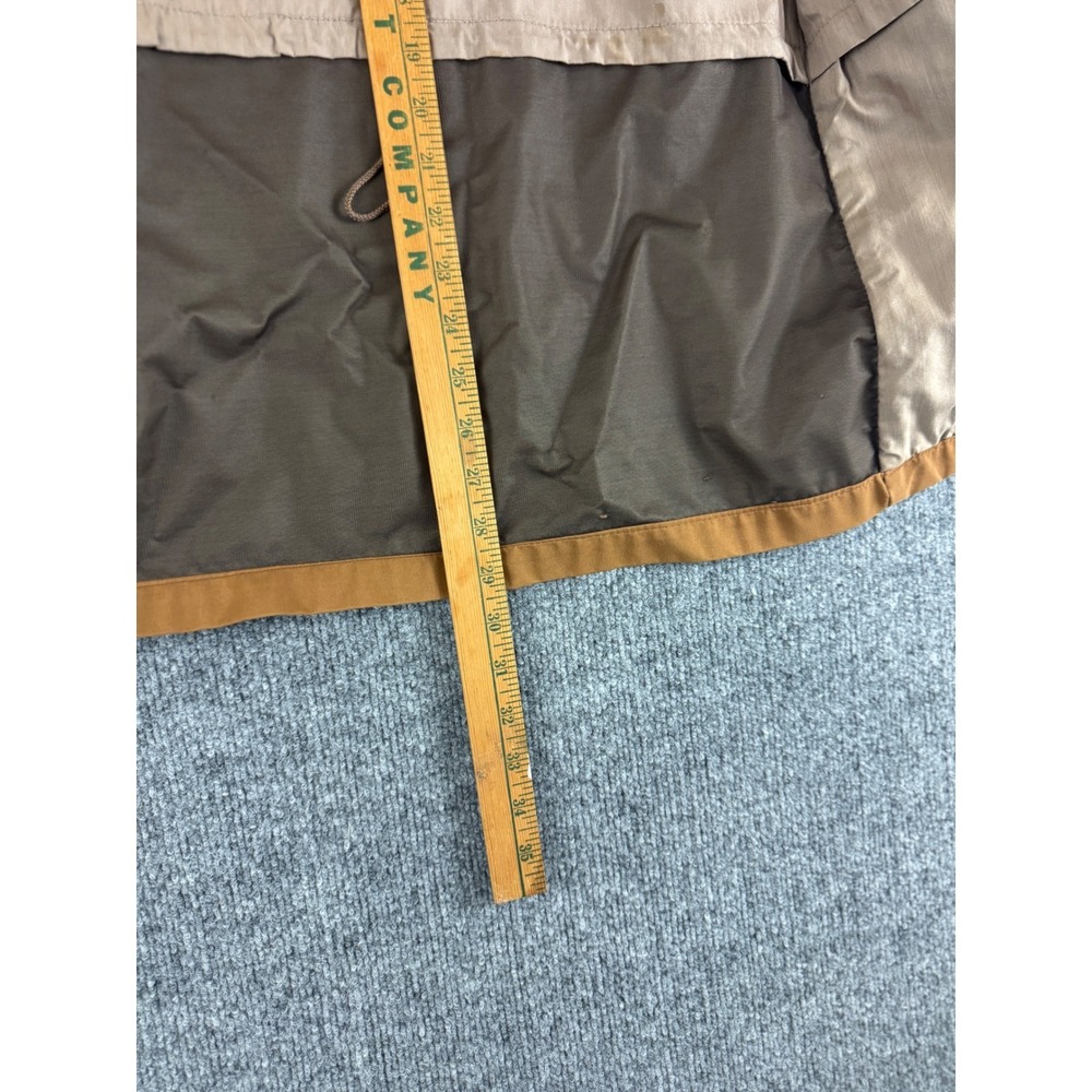 Jansport Gore Tex Hooded Jacket Tan Brown Mens Size Small Made in USA - Picture 3 of 16